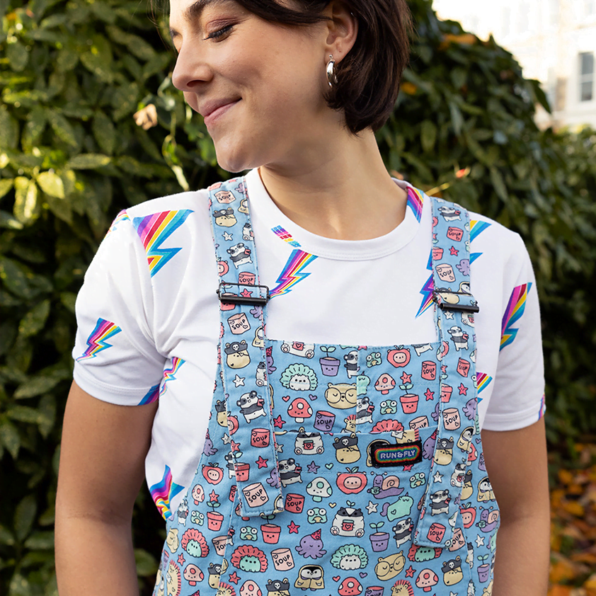 Run & Fly x Sugar & Sloth Dungarees and Pinafores are back!