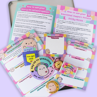 Ian the Emotional Support Potato Kit - Tools to cope with Worry &amp; Stress