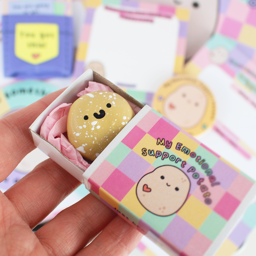 Ian the Emotional Support Potato Kit - Tools to cope with Worry &amp; Stress