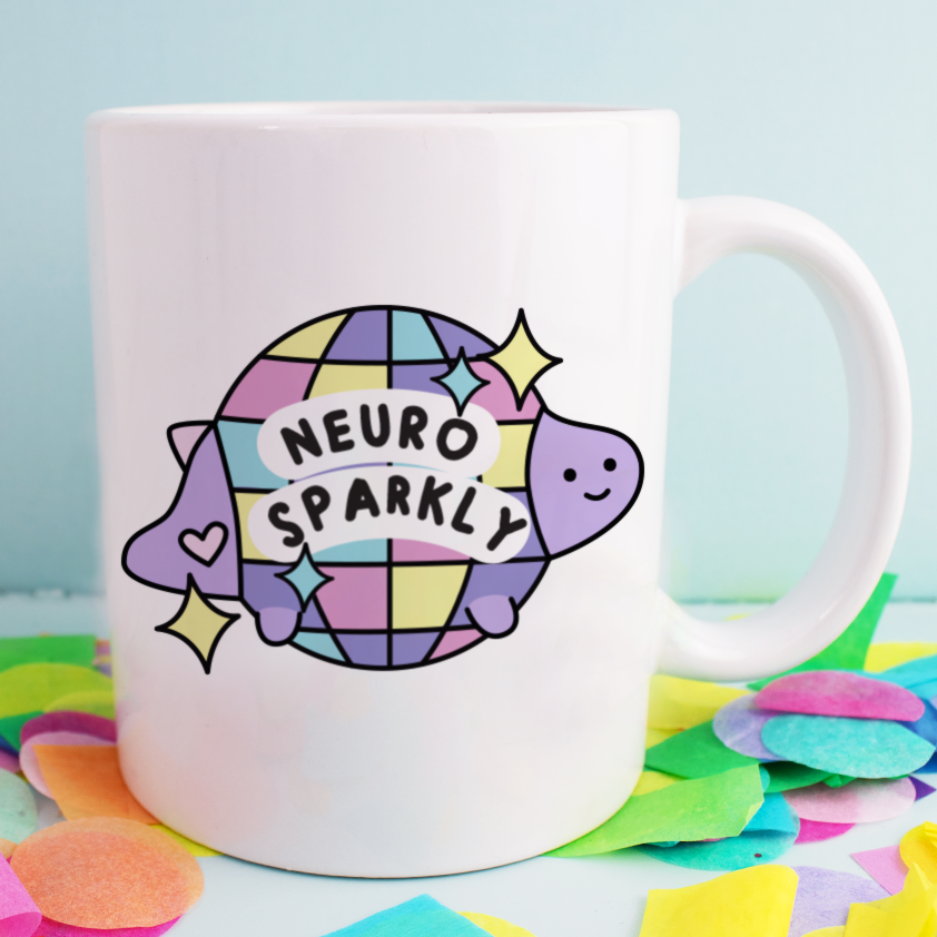 Arnold the Dinosaur Neurosparkly Ceramic Mug