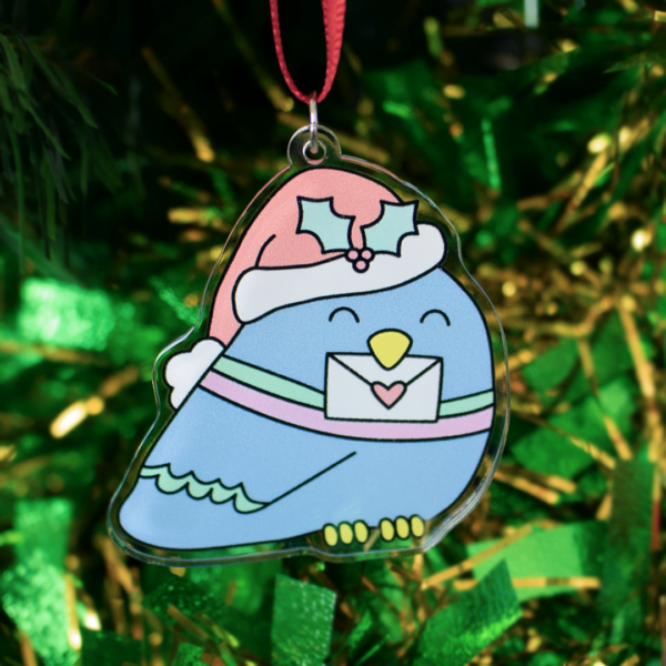 Postie Pigeon Christmas Decoration