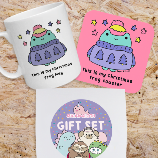 This Is My Christmas Frog Gift Set - Susan the Christmas Frog