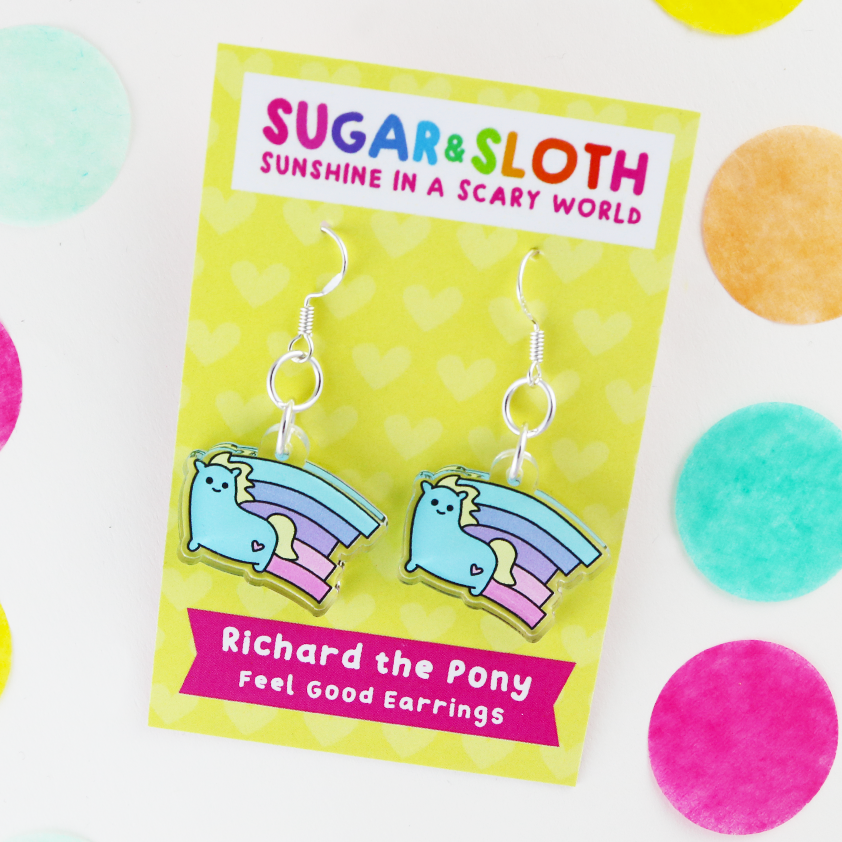 Richard the Pony Earrings