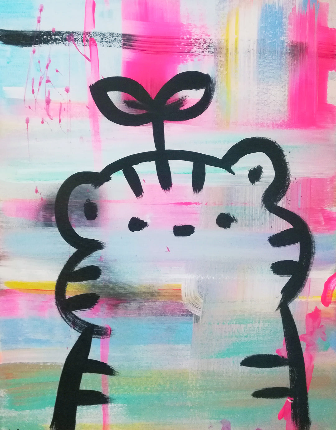 Roar - 14×18″ - Acrylic on Canvas