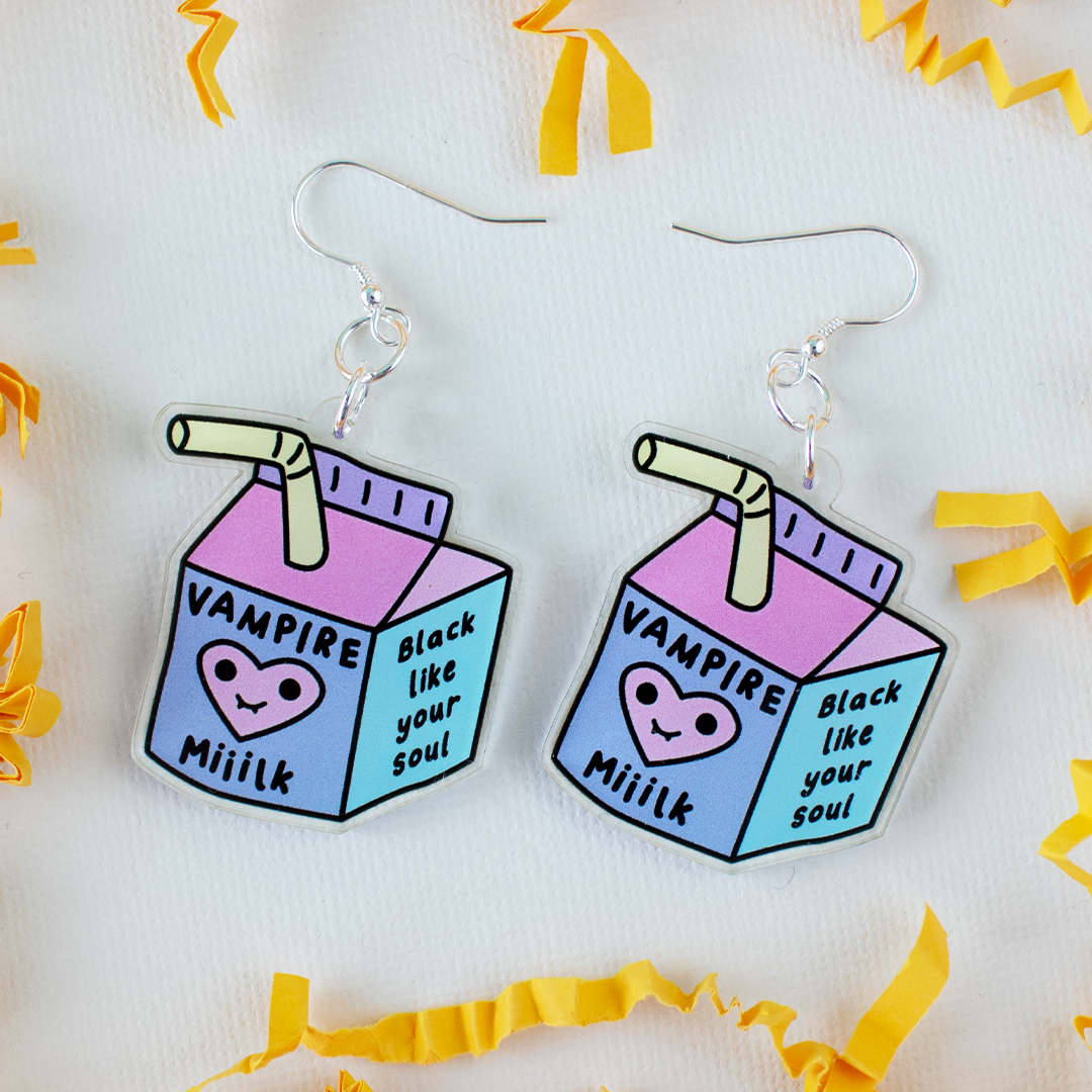 Vampire Miiillk - Chonky Acrylic Earrings
