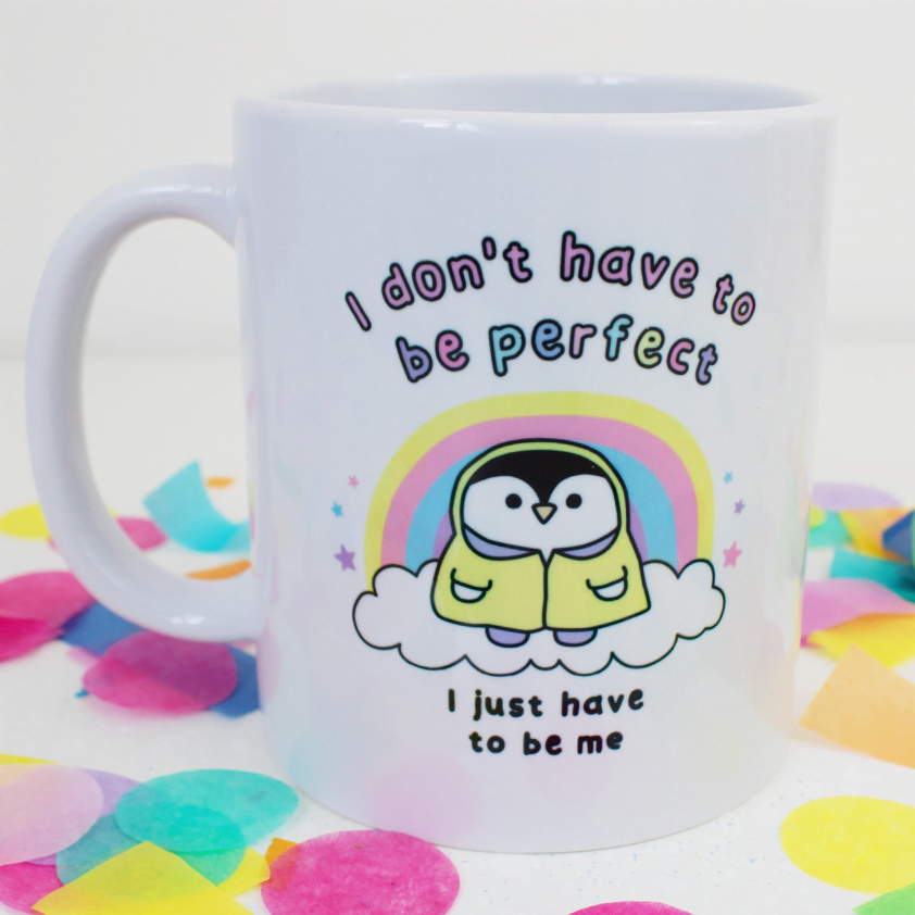 i dont have to be perfect troy mug