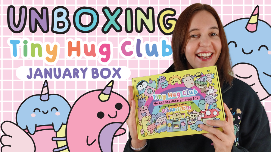 Hugging Lbc Box Pin & Stationery Subscription Box: Tiny Hug Club January Unboxing - Ne ...