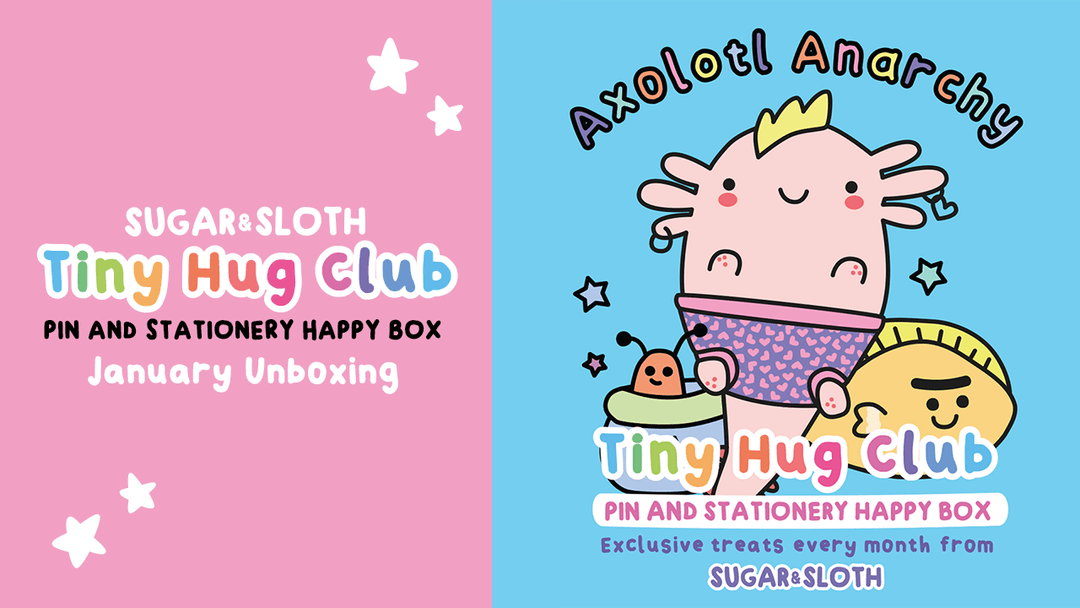 Unboxing the Axolotl Anarchy Tiny Hug Club Box - January 2023
