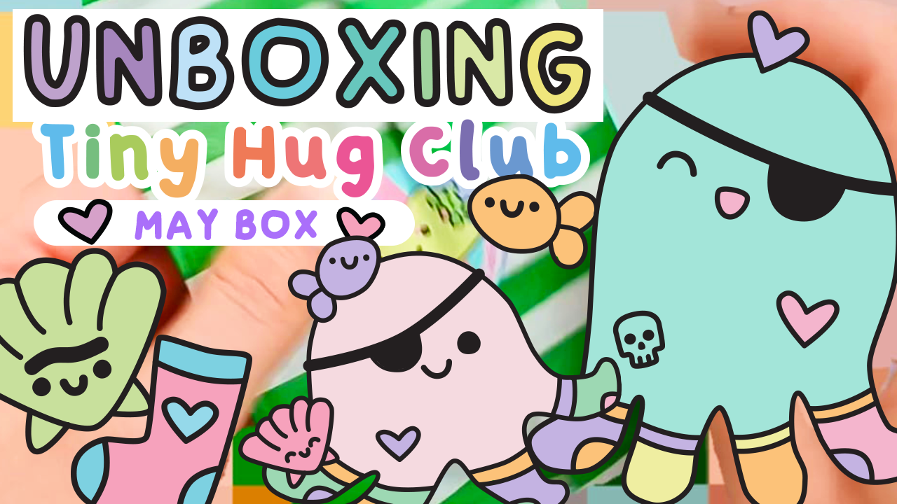 Unboxing my May Pin and Stationery Tiny Hug Club Mystery Box: Octopuses in Odd Socks