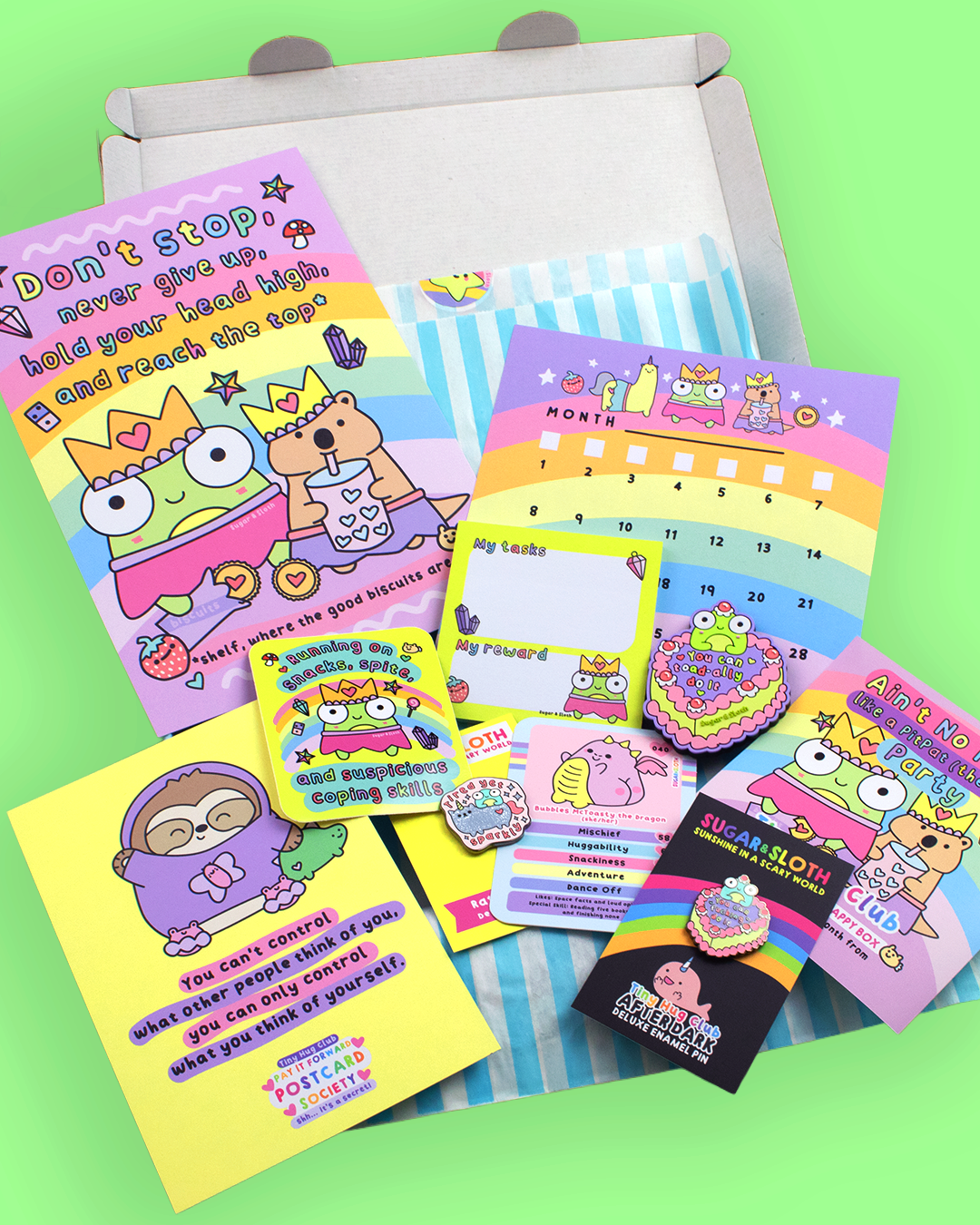 Tiny Hug Club: The Rainbow Box of Happiness ONE-OFF BOX - No Subscription