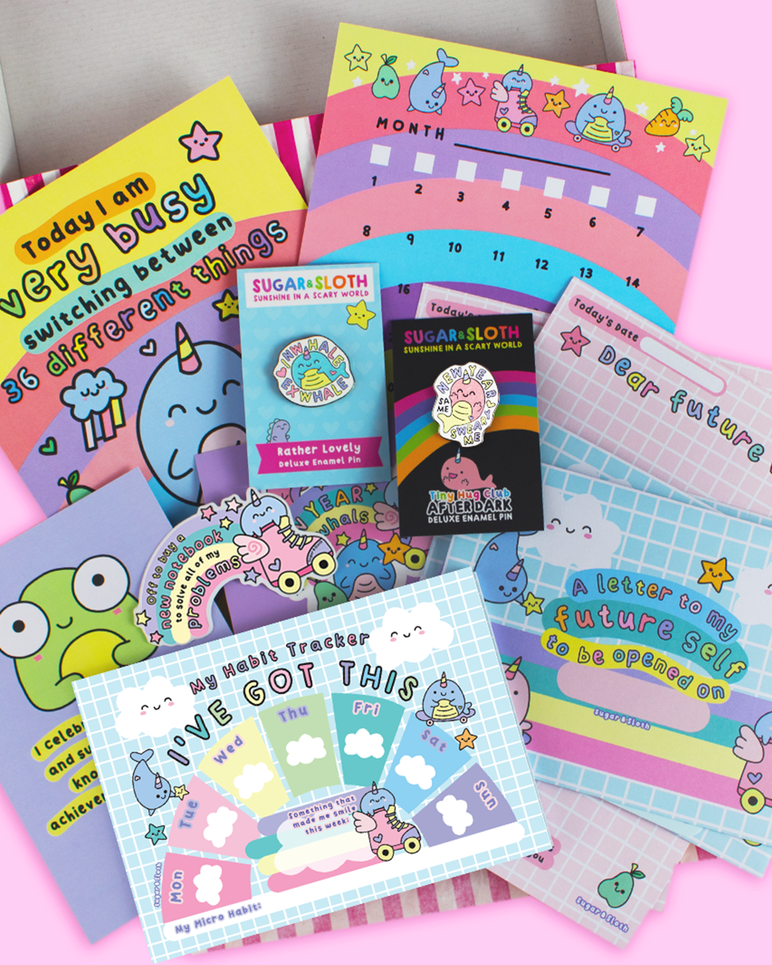 Tiny Hug Club: The Rainbow Box of Happiness ONE-OFF BOX - No Subscription