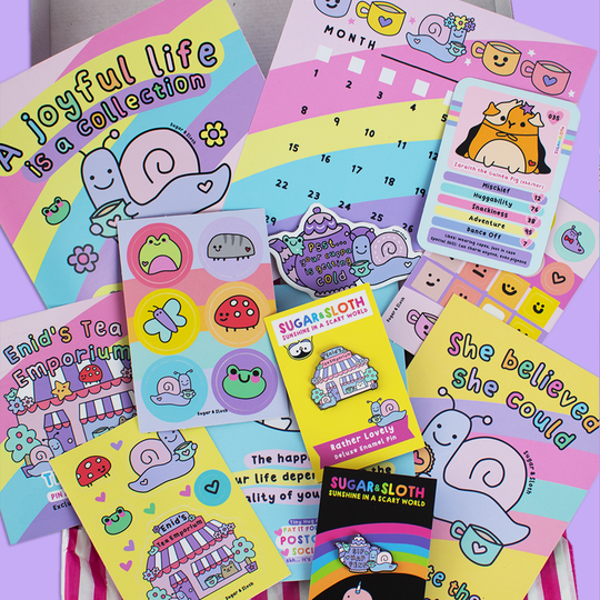 12 Month Tiny Hug Club Rainbow Box of Happiness XL Gift Subscription - Starts with our January Box!