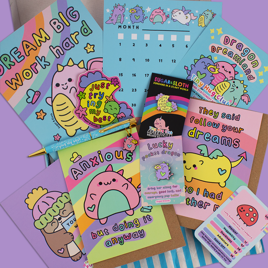 12 Month Tiny Hug Club Rainbow Box of Happiness XL Gift Subscription - Starts with our January Box!