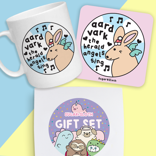 Aardvark Mug & Coaster