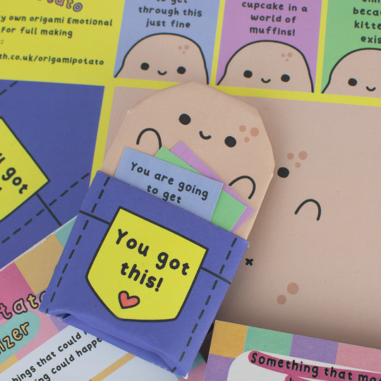 Ian the Emotional Support Potato Kit - Tools to cope with Worry &amp; Stress