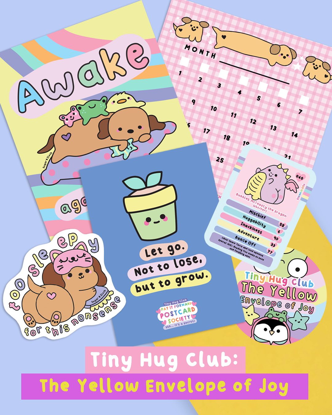 Tiny Hug Club: The Yellow Envelope of Joy Monthly Subscription