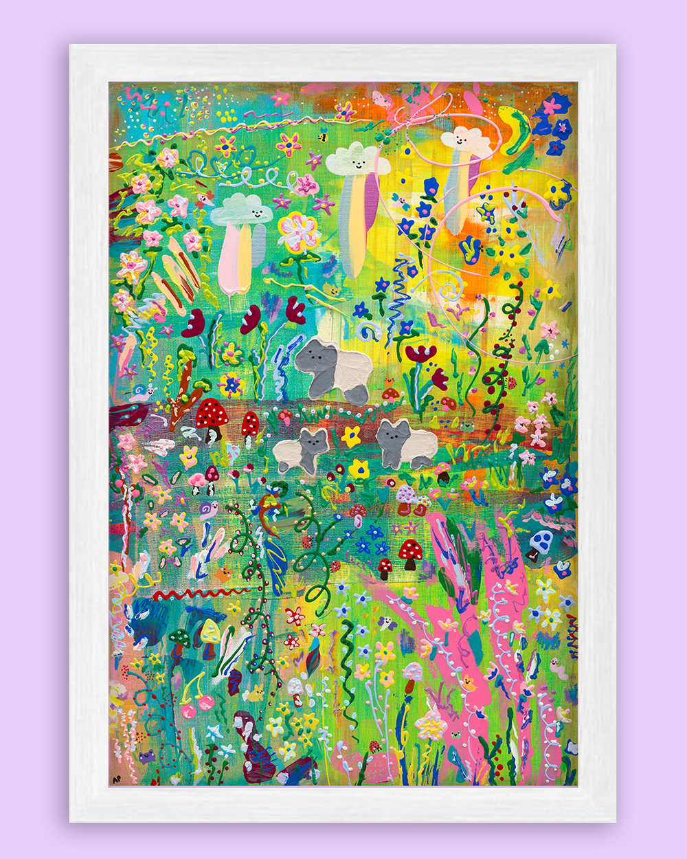 Coming Soon: Tapir Tea Party - Limited Edition Fine Art Giclée Print