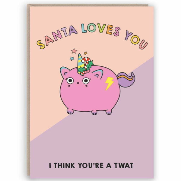 SANTA LOVES YOU CARD 
