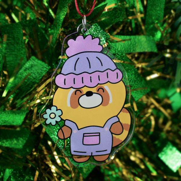 David The Red Panda Christmas Decoration