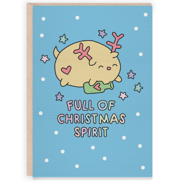 Full Of Christmas Spirit Card