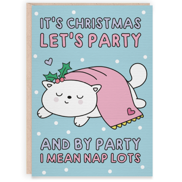 It's Christmas, Let's Nap Christmas Card