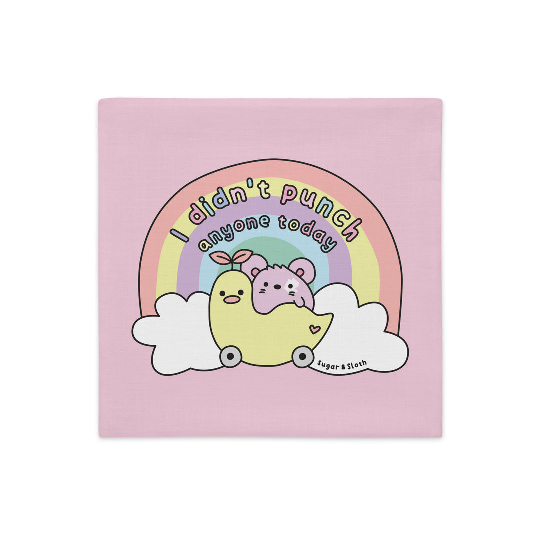 I Did Not Punch Anyone Today - 18" x 18" Double-sided Cushion Cover