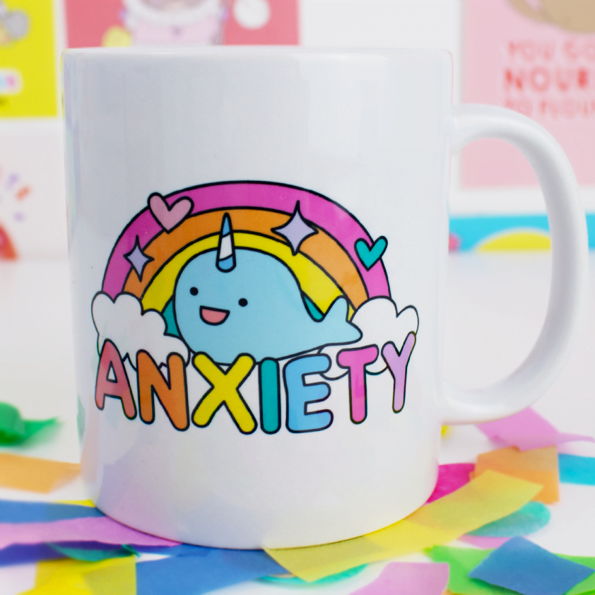 Rainbow Anxiety Mug