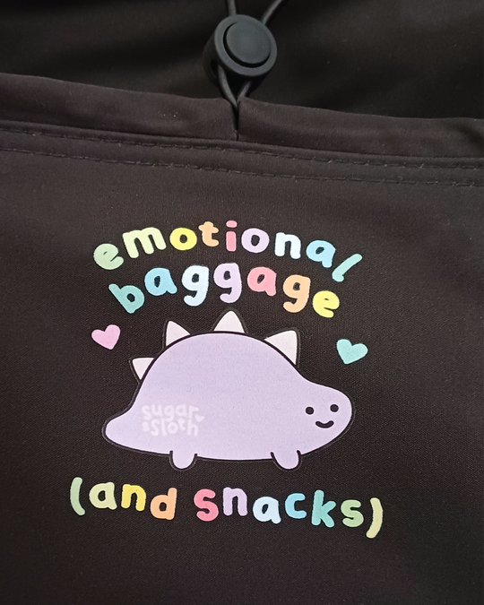Arnold the Dinosaur everyday crossbody bag - Midnight Black - Free UK, USA and EU Shipping