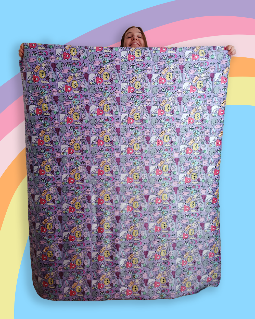 Good Witch Snuggly Sherpa Blanket - Large - 60" x 50" - Free UK, USA and EU Shipping