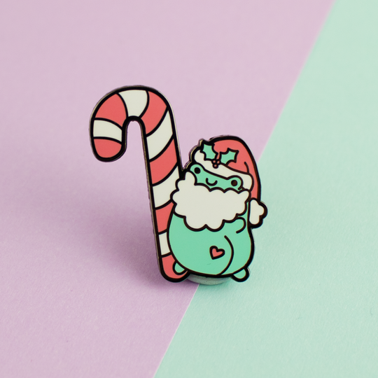 Cheeky Santa Froggo Enamel Pin