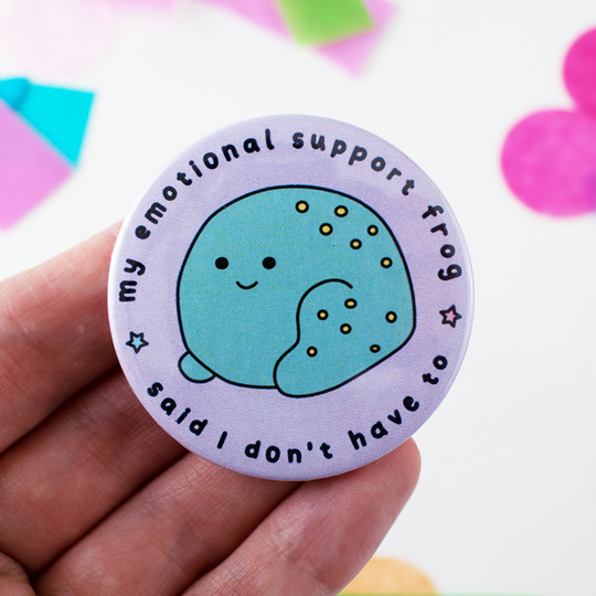 Emotional Support Frog Kit Mental Health Self Care Stationery Set
