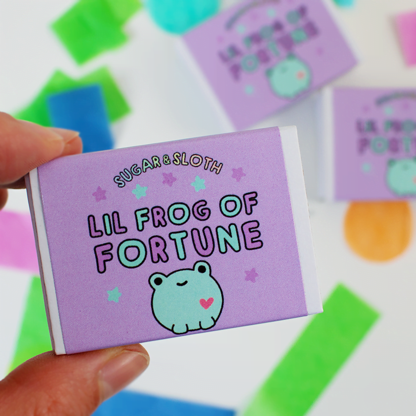 Lil Frog of Fortune Enamel Pin