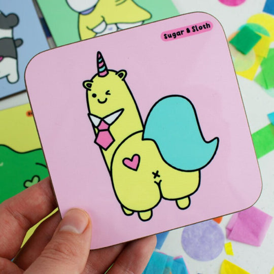Butts, Butts, Butts Set Of 4 Coasters