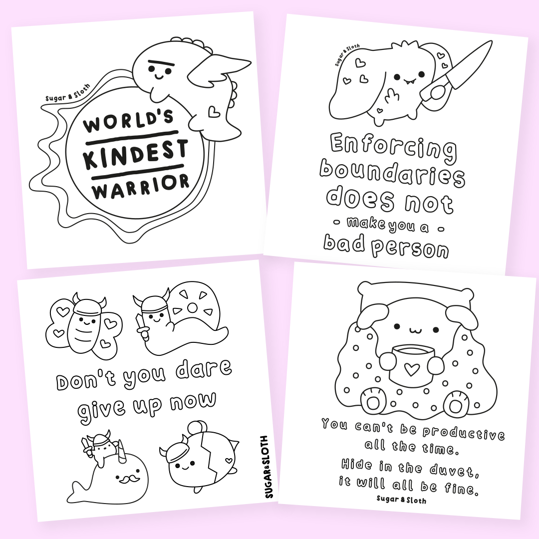 Feels and Other Shit - A Sweary Self-Care Colouring Book