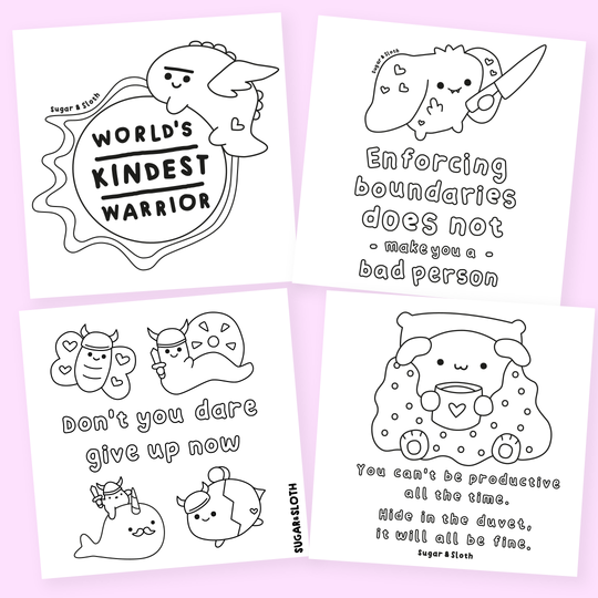 Feels and Other Shit - A Sweary Self-Care Colouring Book