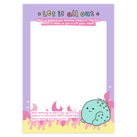 Digital Download PDF: Let It All Out - Frustration Pad