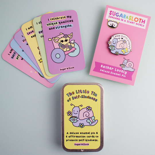 Set Of 4 Little Pin Tins 