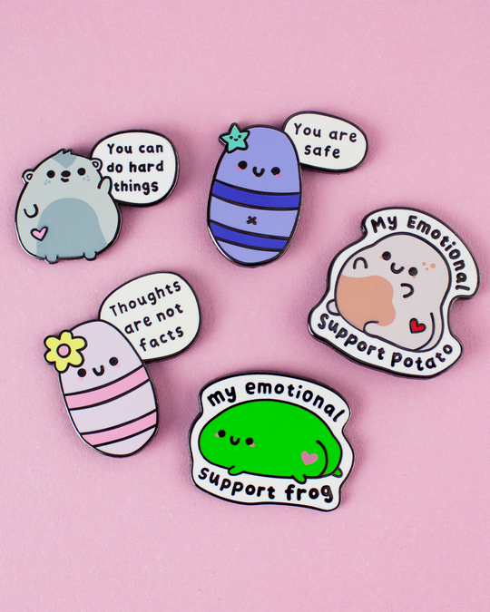 My Emotional Support Enamel Pins - Set of 5