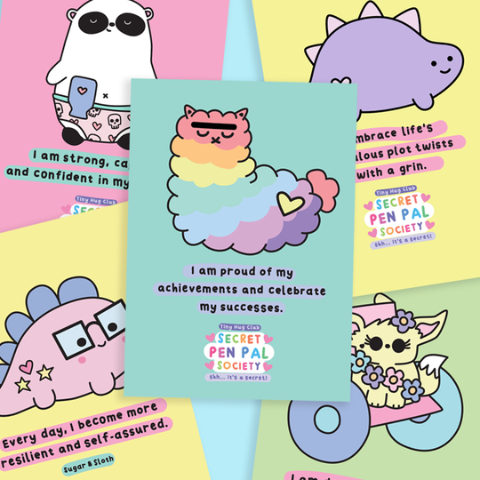 Secret Pen Pal Society Postcards - Set of 5