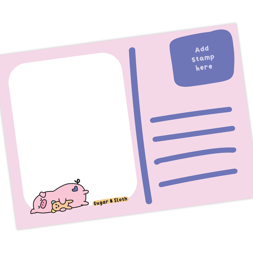 Today I Will Rest Without Feeling Guilty - A6 Postcard