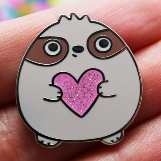 Sloth of Self-Care Enamel Pin