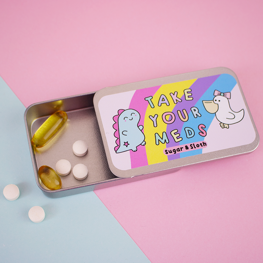 Take Your Meds Tin Large 