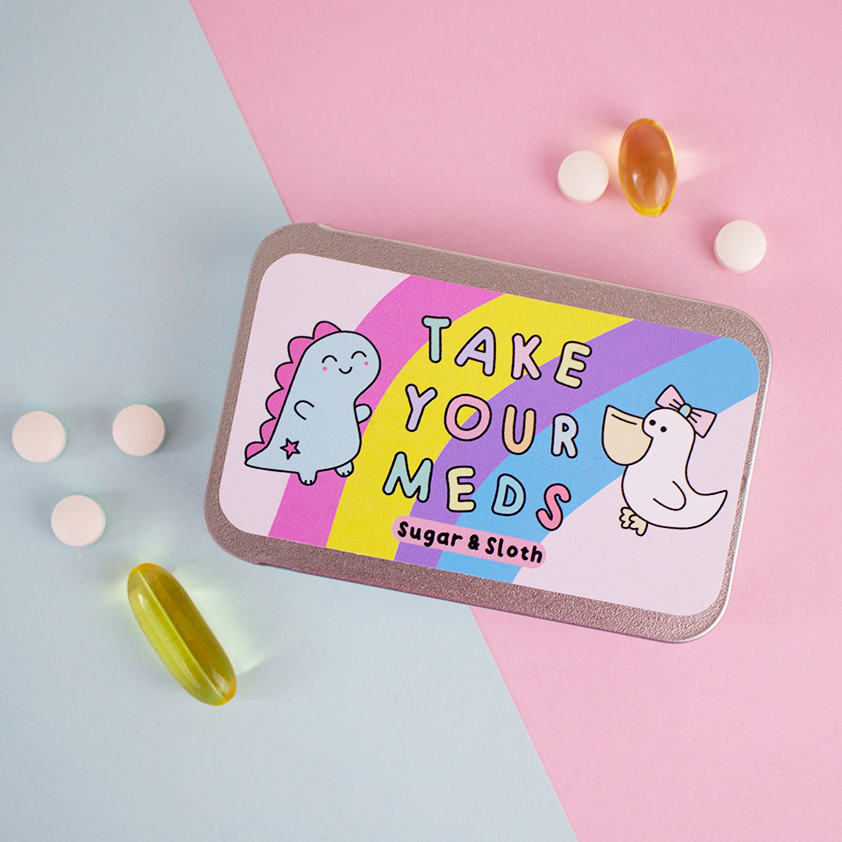Take Your Meds Tin Large 