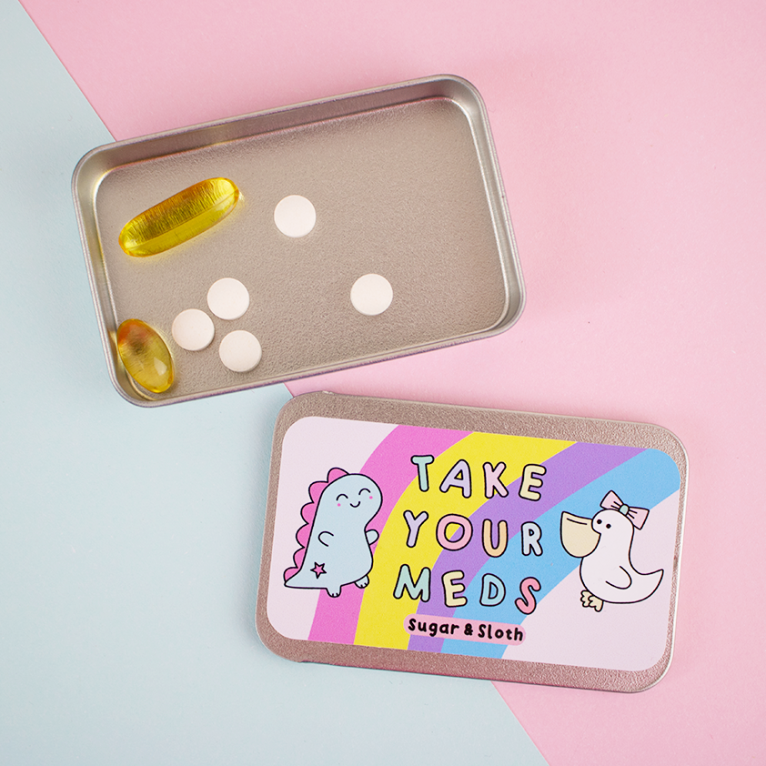 Take Your Meds Tin Large 