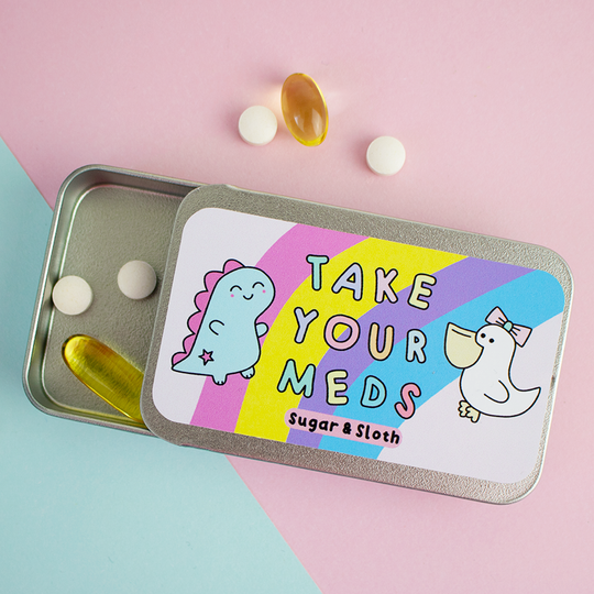 Take Your Meds Tin Large 