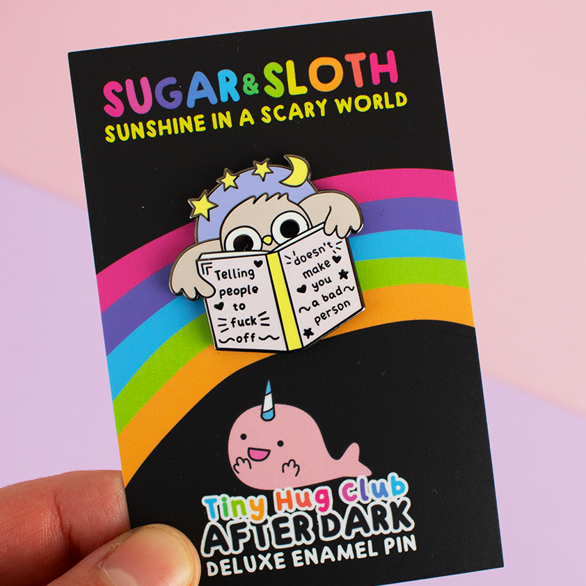 Telling People To Fuck Off Doesnt Make You A Bad Person Enamel Pin 