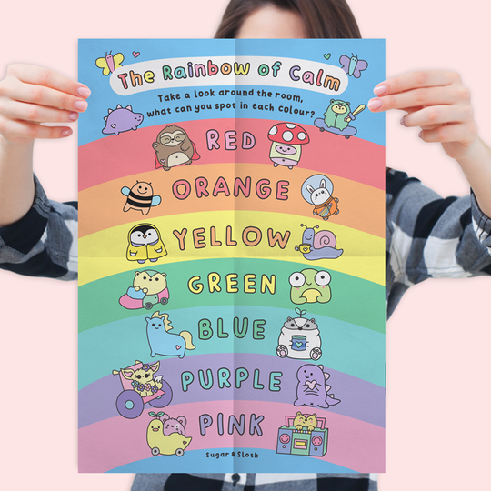 Rainbow of Calm - A3 Poster