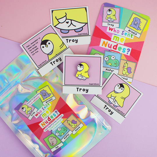 Who sent me nudes? Set of all 5 designs