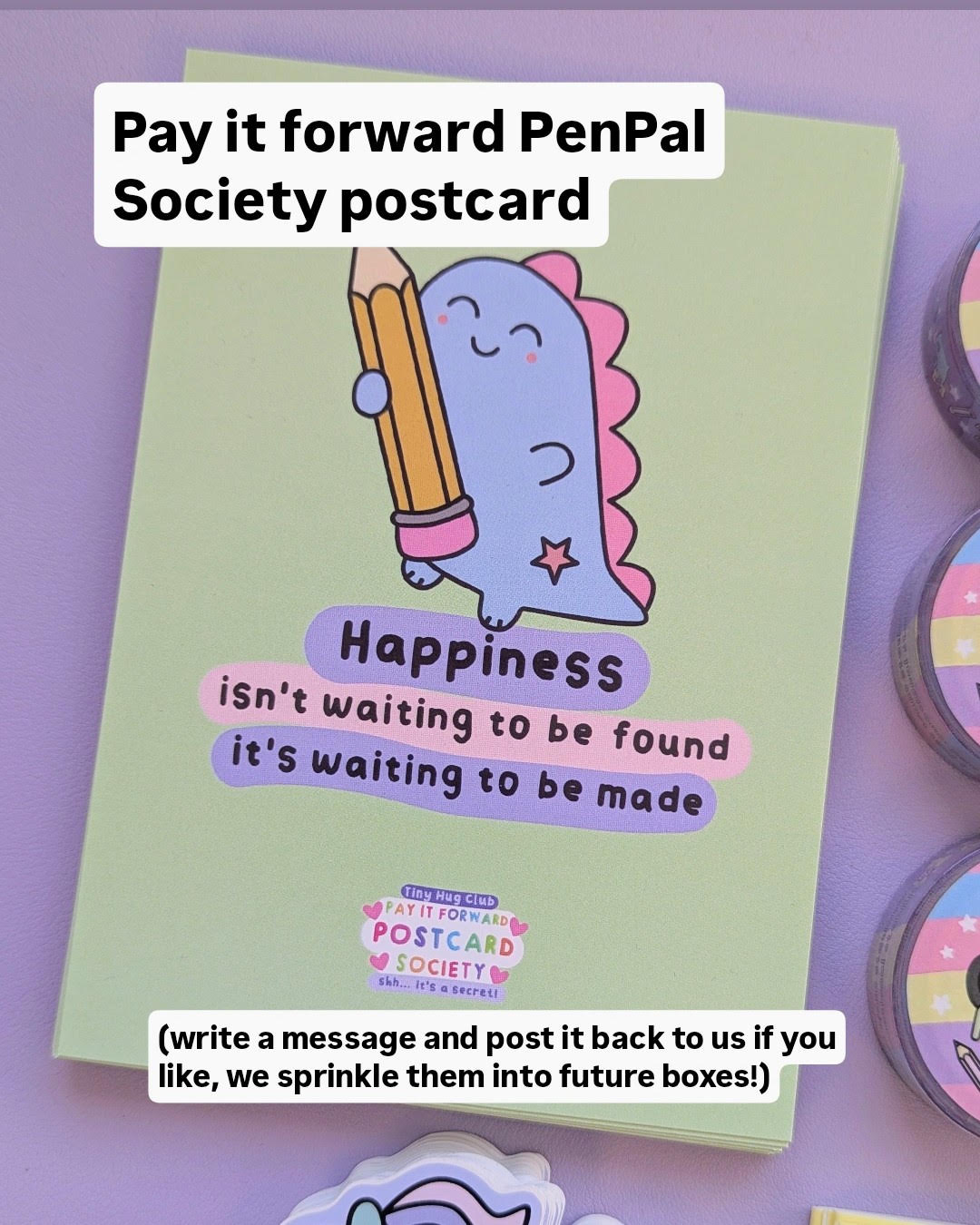 Tiny Hug Club: Stationery & Pin Subscription Box
