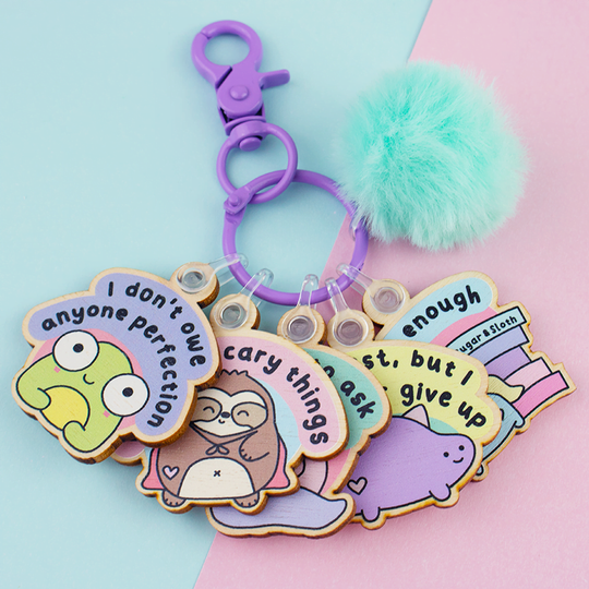 Affirmations Keyring 4